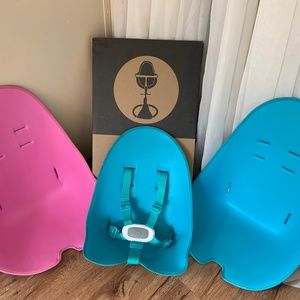 Fresco bloom high chair seat pads and buckle only
